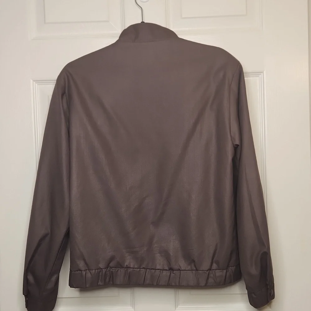 Vintage Rare BANZAI Men's Women's Unisex Brown Moto Bomber Jacket Size 38